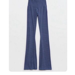 OFFLINE by aerie “Xtra High Waisted Bootcut Legging in Marbled Blue”